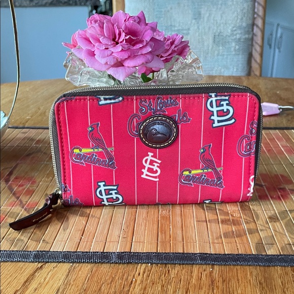 Dooney & Bourke Handbags - St. Louis Cardinals Red Wallet Made by Dooney & Bourke